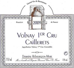 Rebourgeon-Mure Volnay 1er Cru Caillerets 2017