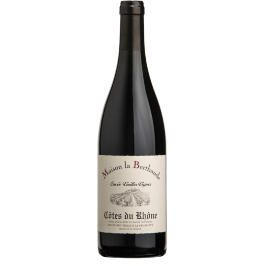 Maison la Berthaude Côtes du Rhône rouge Cuvée Vieilles Vignes neutre