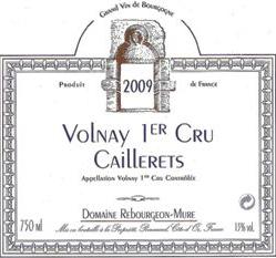 Rebourgeon-Mure Volnay 1er Cru Caillerets 2017